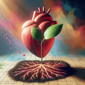 Let the seeds of kindness sprout from the soil of your heart.