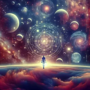 Quote by Walt Whitman: Let your soul stand cool and composed before a million universes. - Walt Whitman