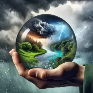Quote by Maya Angelou: Carry the calm wherever the storm goes.