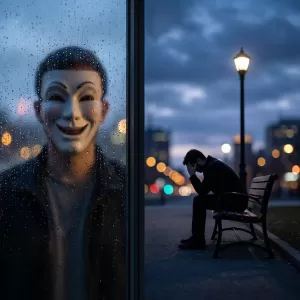 Quote by Seneca: Inwardly many are sorrowful, though they wear a smile on their face.