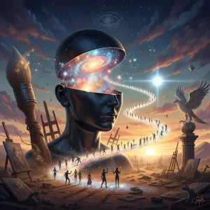 Quote by Deepak Chopra: Art awakens the mind to its infinite potential.