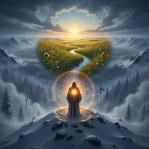 Quote by Albert Camus: In the depth of winter, I finally learned that within me, there lay an invincible summer.