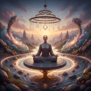 Quote by Zhuangzi: Flow with whatever may happen, and let your mind be free: Stay centered by accepting whatever you are doing.