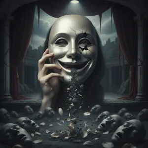 Quote by Zhuangzi: A false smile is a mask; truth lies where smiles vanish.