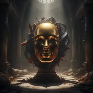 Quote by Thomas Dekker: A mask of gold hides all deformities.
