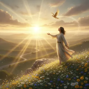 The morning was full of sunlight and hope.