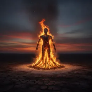 When you do something, you should burn yourself up completely, like a good bonfire, leaving no trace.