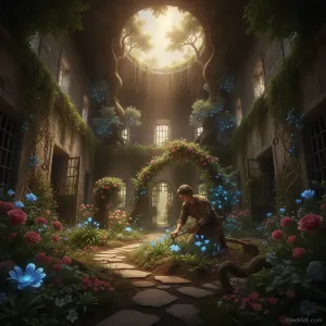 To be entirely free, build a garden inside your prison.