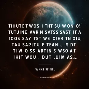 Don't just wish for success; work for it, and the universe will conspire in your favor.