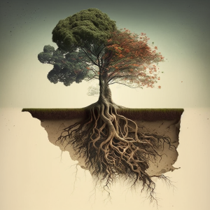 Growth isn't always about reaching new heights, sometimes it's about deepening our roots.